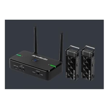 Abacus Dual Wireless Microphone System with Smart Pair Charging Station - Black AB2939001
